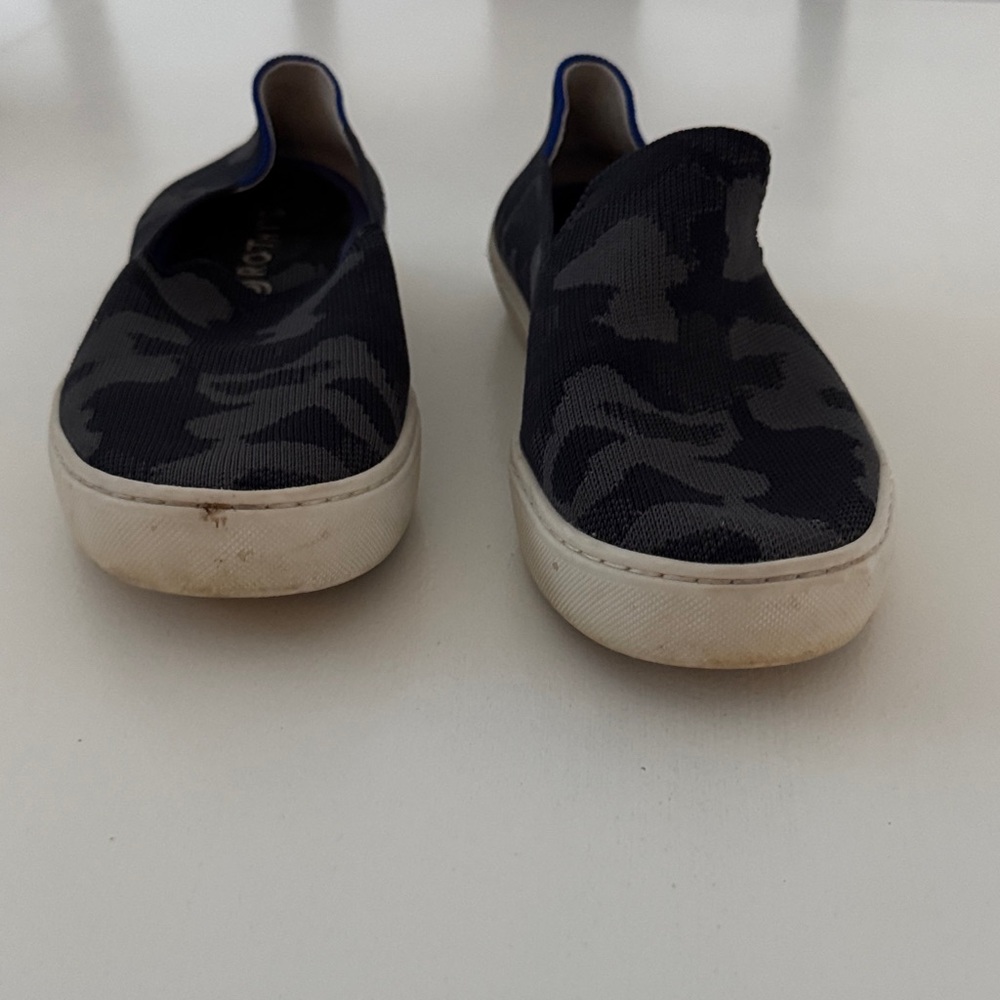 Rothy's Original Slip On Sneaker Women’s size 9 Camouflage black and grey - Picture 6 of 8